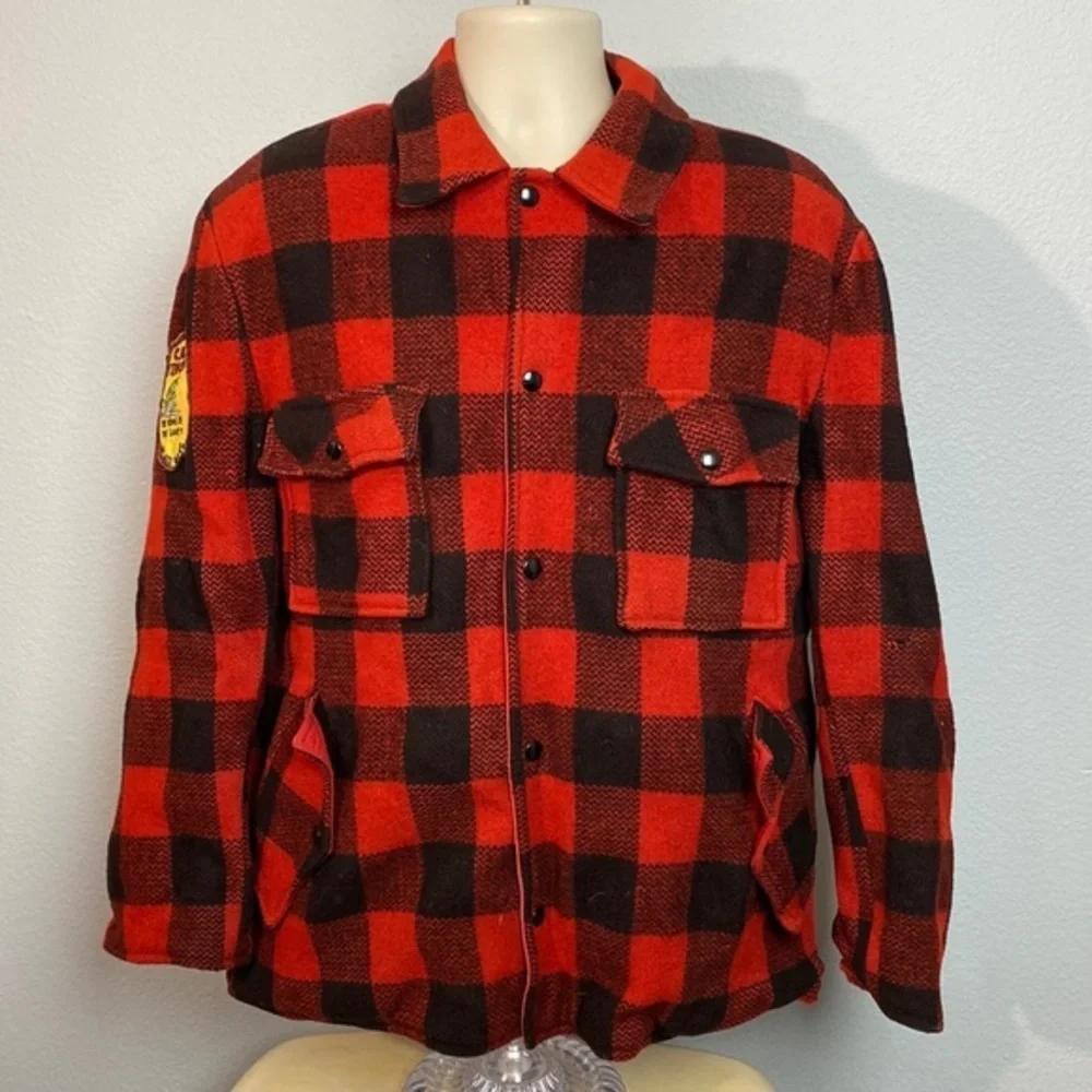 Vintage Buffalo Reversible Hunting‎ Gaming Jacket